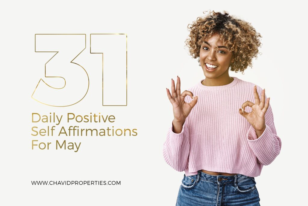 daily positive self affirmations for May
