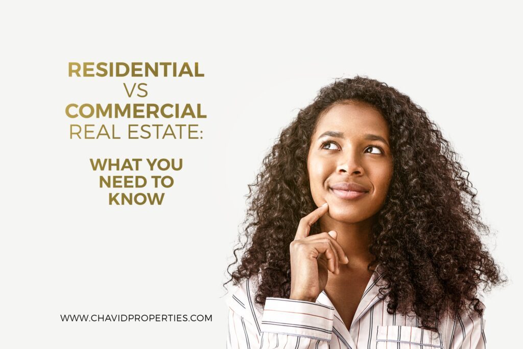 what you need to know in residential vs commercial real estate